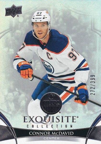 insert karta CONNOR McDAVID 22-23 Black Diamond Exquisite Veterans /399